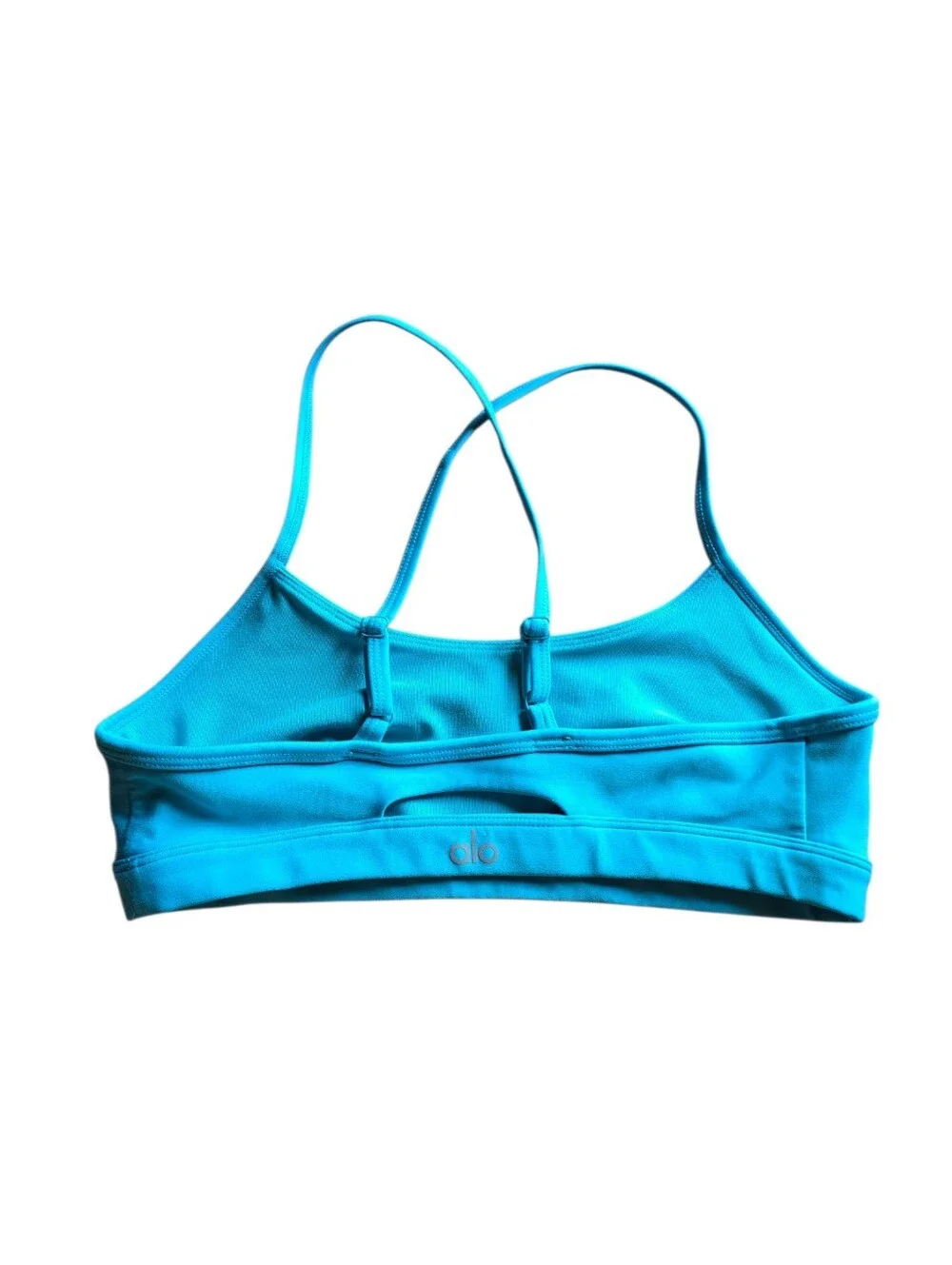 Alo Airlift Intrigue Bra in Bright Aqua Size Small